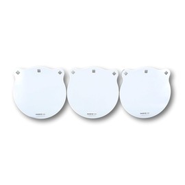 AR500 Steel Targets for Shooting Ranges, (10" Dia-3 Pack) 3/8" Thick Gong Target, Heavy Duty Shooting Targets, Laser Cut Steel Plate for Rifle & Pistol Target Practice - Veteran Owned, Made in USA