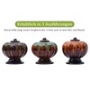 NAKUPENDA Ceramic Cabinet Knobs, Pack of 4 Vintage Pumpkin Ceramic