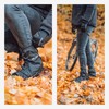 Velmia Shoe Covers with Velcro Fasteners, Reinforced Toe and Large