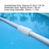 Swimming Pool Telescopic Pole, Aluminum Skimmer Net Pool Pole, Adjustment