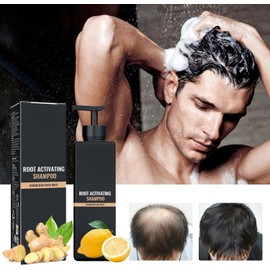 Root Activator Shampoo, for Hair Smooth Strong Repair Shampoo, Natural Hair Care Shampoos, for Men Women Hair Growth (2Pcs)