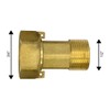 VARIOSAN Water Meter Fitting 12616, 3/4 Inch Female x 1/2