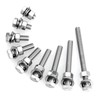 Mywish (6 Sets) 3/8-16x2 Hex Head Nuts and Bolts with