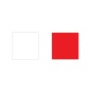 The Pixel Hut White with Red Hood Stripes for Mini
