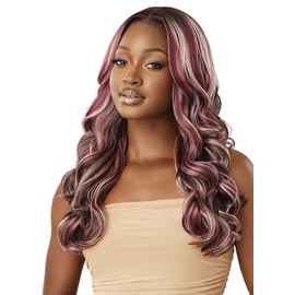 Outre Lace Front Wig - Melted Hairline - Ellington (JET BLACK 1)