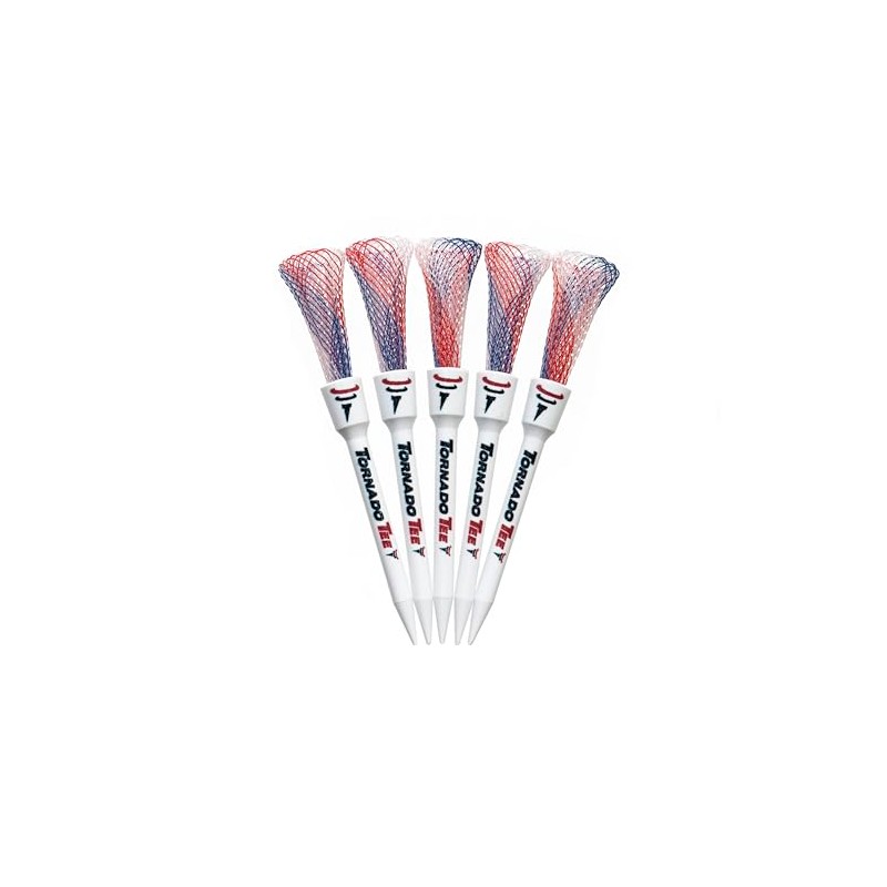 Tornado Tee Red White & Blue High Performance Golf Tee