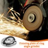 6PCS Angle Grinder Attachments, M14 Thread Self Locking Plate with