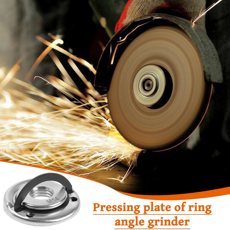6PCS Angle Grinder Attachments, M14 Thread Self Locking Plate with