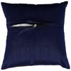 GULAAL ART Blue & Yellow 18x18 Satin Silk Throw Pillow