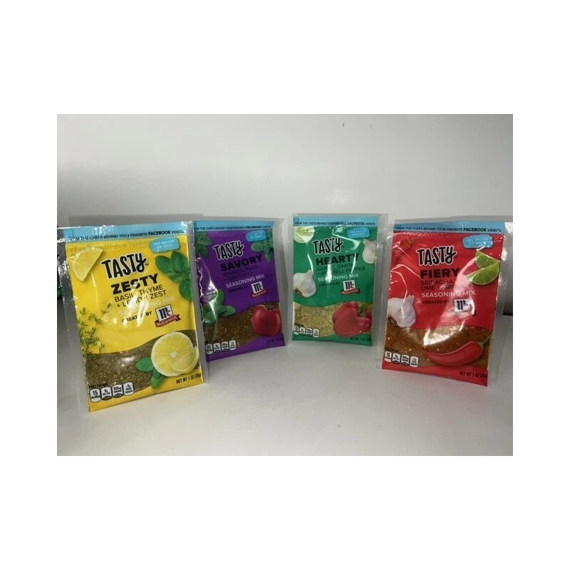 MCCORMICK TASTY 8 PACK VARIETY OF SEASONING MIX 1 OZ