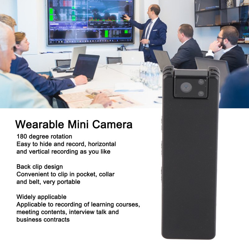 Mini Body Camera 1080P HD Wireless WiFi Night Vision Wearable