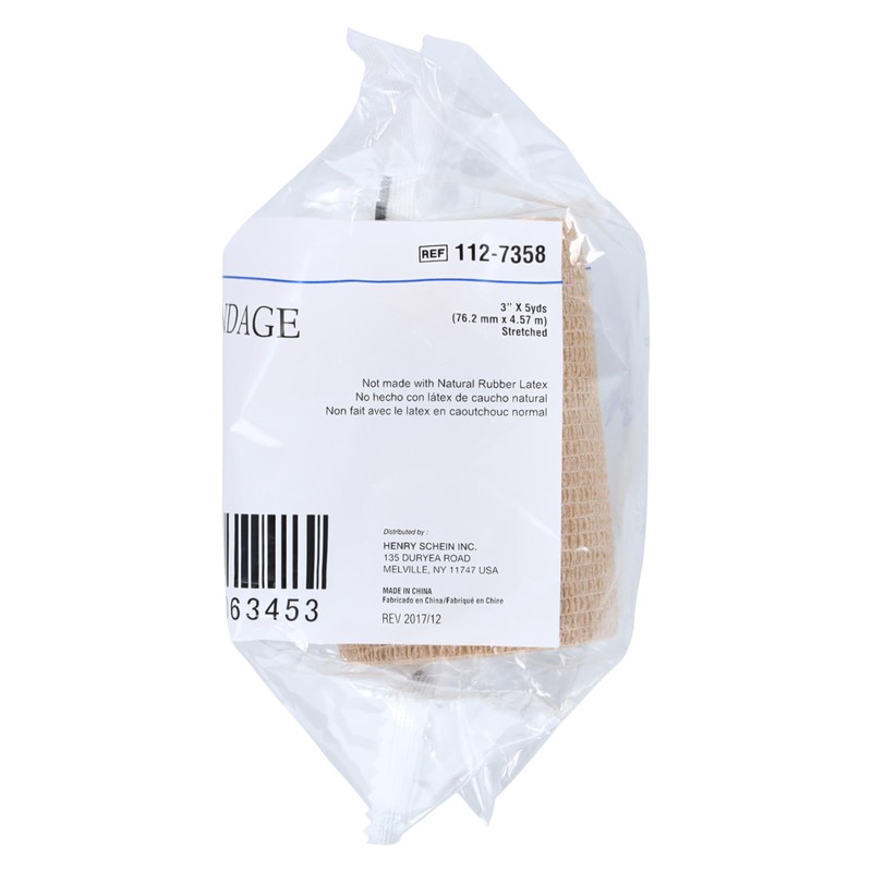 Henry Schein Premium Self-Adherent Elastic Bandage Wrap – 3" x