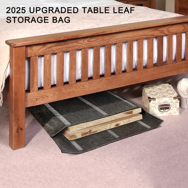 Table Leaf Storage Bag 2 Pack, Extra Thick Padded Felt