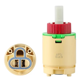 HJ-40 JL01GJ Faucet Cartridge Replacement, 40mm Shower Cartridge Replacement, Compatible with Replaces Cartridge on Many Brands Shower and Tub Cartridge