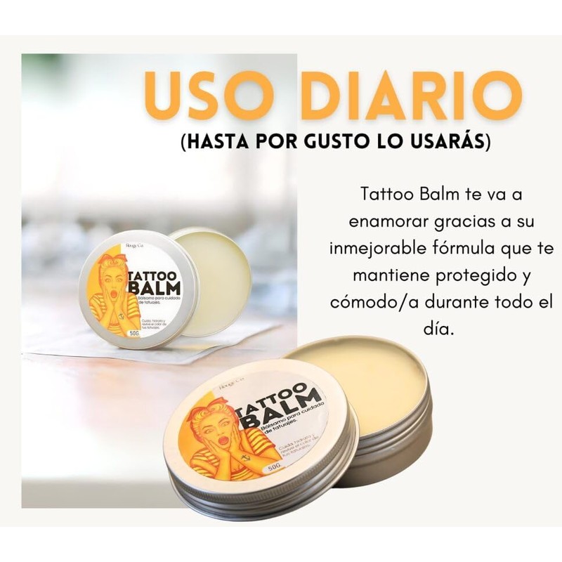 Pack Tatto Balm Balsamo para Tatuajes con 2 piezas de