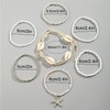 Luolinice 7PCS Shell Bracelet for Women Boho Layered Seashell Bracelet