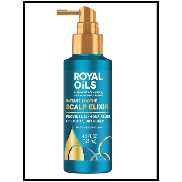 Unbranded Scalp Elixir Treatment, Instant Soothe, Anti Dandruff, Royal Oils