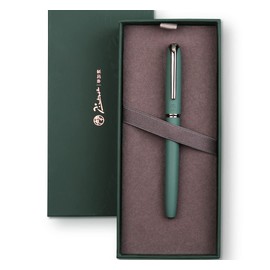 Xixixiaozhu Picasso 916 Natural Series Metal Fountain Pen with Gift Box (EF Nib 0.35mm, Larch Green)
