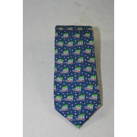 Vineyard Vines Boy's Moonshine Woody & Tree Print Tie