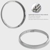 Haoge Silver Grey Metal Decorate Camera Ring for RICOH GR3X/GRIIIX