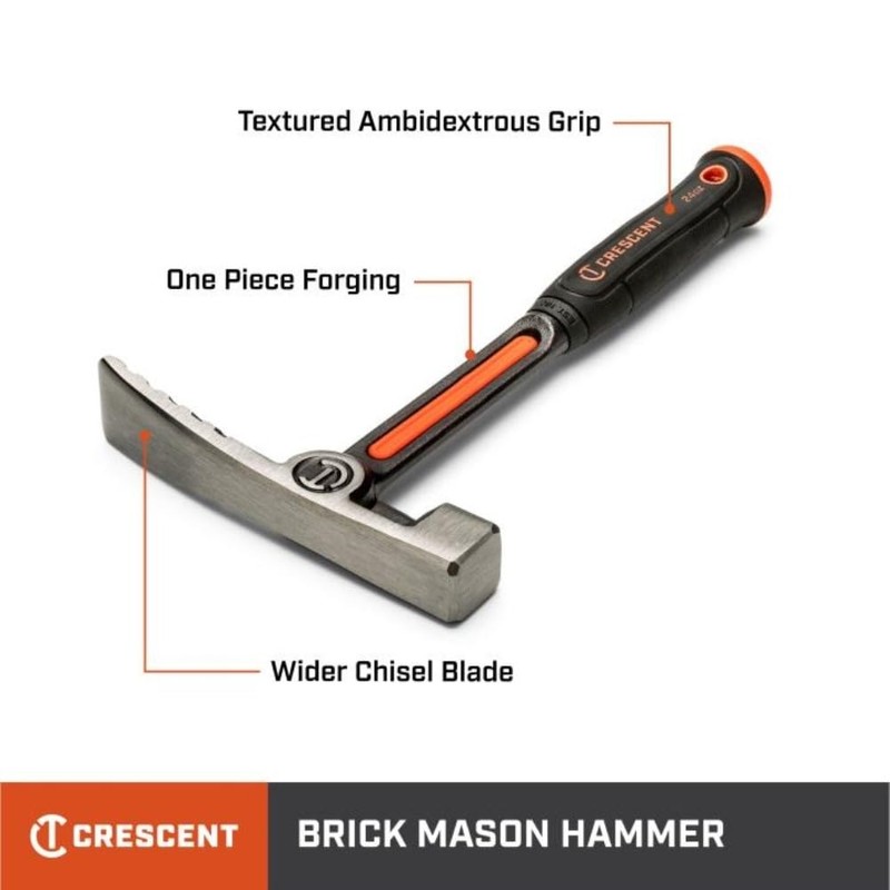 CRESCENT - Crescent 24 Oz. Steel Brick Hammer (CHSBK24)