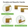 TUNNY 5 Pack Classic Cabinet Handles-10.08"/256mm Screw Spacing Antique Brass
