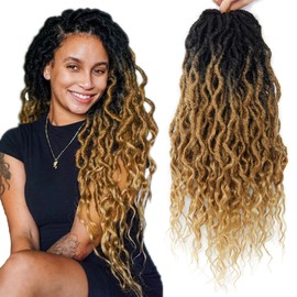 Faux Locs Crochet Braid Hair Bohemian Locs 24 Inches Synthetic Dreads Ombre Braiding Hair Afro Dreadlock 1B/27