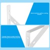 Pack of 8 Shelf Brackets, 90 Degree Shelf Brackets, Metal