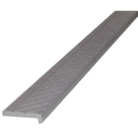 Wooster - AG101SP.3-3 - Gray, Abrasive Cast Aluminum Stair Nosing, Installation Methodx3a; Fasteners, 36" Width