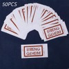 50pcs "Streng Geheim" Sticker for Party Bags Gift Bags Party
