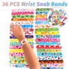 36 PCs Slap Bracelets Slap Wrist Bands with 36 Designs