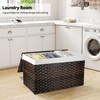OIAHOMY Large Storage Basket with Lid, 42.3 Gallon (160L) Blanket