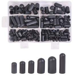 AONNOUS 160 Rubber Vacuum Caps Plug Hose End Cap Block Off Assortment Fit Holley,Fit Edelbrock,5/32" 3/16'' 7/32'' 1/4'' 5/16'' 3/8" Assorted Automotive Carb Line Hose Tube Carburetor Intake Manifold