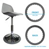 Runspich 2 PCS Bar Stool Leg Floor Protectors Ring, Silicone
