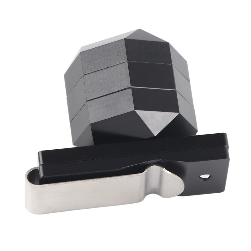 Aluminum Cue Chalk Holder Clip Octagon Universal 3 Layers Billiard