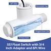Seweder SS1 Float Switch Condensate Overflow Switch with 3/4 Inch