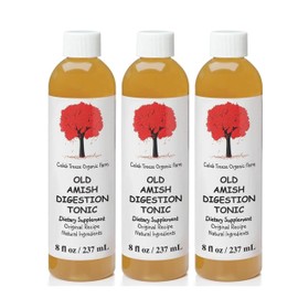 Caleb Treeze Old Amish Digestion Tonic (Formerly: Stops Acid Reflux) 8 oz (Pack of 3)