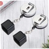 SUPVOX 6pcs Retractable Chalk Holder for Snooker and Billiards Black