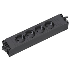 Bachmann 336.604 power extension - power extensions (Black, 230V, 3680W)
