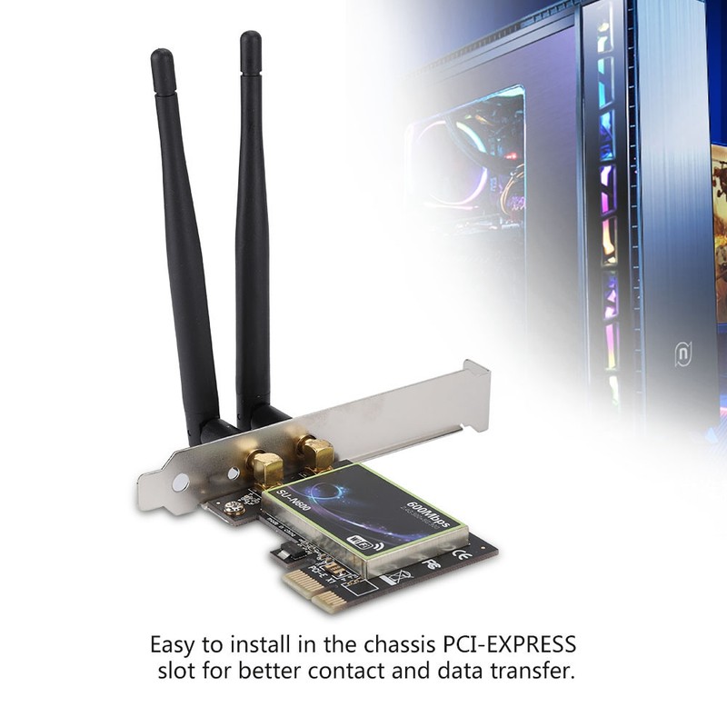 SU N600 PCI-E Desktop Computer High Speed Wireless Network Card