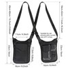 wiipara Hidden Underarm Shoulder Bag, Anti-Theft Shoulder Bag, Wallet, Multipurpose