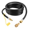 WADEO 12 FT Propane Quick Connect Hose for RV to