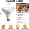 Vannise Par38 LED Flood Light Bulbs High Output 1300LM 120W