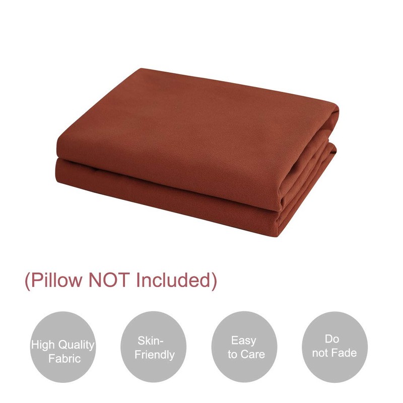 PiccoCasa 2 Packs Luxury 1800 Bedding Brushed Microfiber Pillow Cases