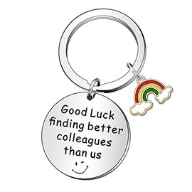 QMVMV Leaving Gifts for Colleagues New Job Gifts for Women Men Good Luck Finding Better Colleagues Than Us Keyring Good Luck Gifts Leaving Presents