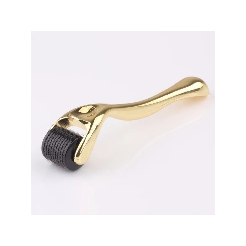Dermaroller Corporal Facial Arrugas Estrias Manchas Oro Rodillo Micro Agujas