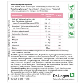 dermatoLoges® wellAging - 60 DuoCaps - Plant Power for Radiantly Smooth Skin - Dietary Supplement with Innovative Capsules and Dual Effect