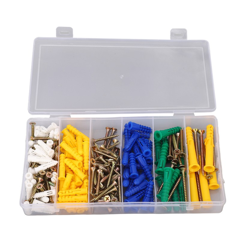 232Pcs Self Tapping Screw Flat Cross Head Carbon Steel 5