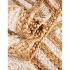 Unique Loom Braided Jute Collection Area Rug - Bengal (1'