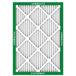 Filterbuy Filterbuy 16x21x1 Air Filter MERV 8 Dust Defense (4-Pack), Pleated HVAC AC Furnace Air Filters Replacement (Actual Size: 15.50 x 20.50 x 0.75 Inches)